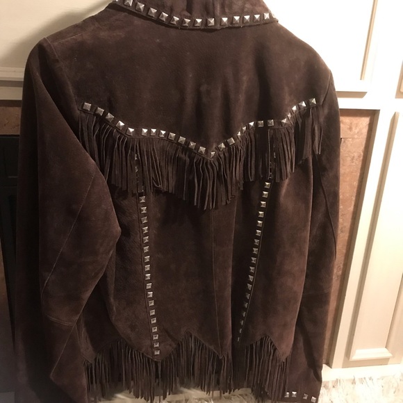 LEATHER FRINGE JACKET - Picture 7 of 8